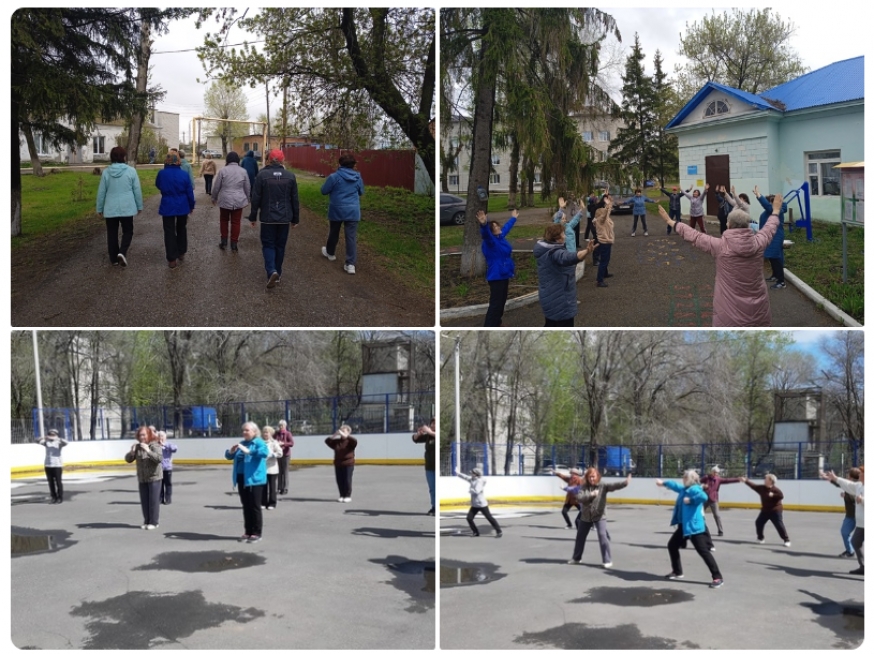 Утренний Цигун занимающимся из Ишеевки
