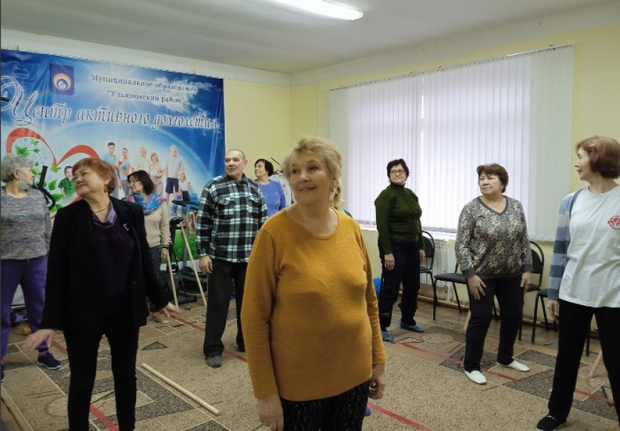 А по понедельникам в Долголетии р.п. Ишеевка занятия по Цигун