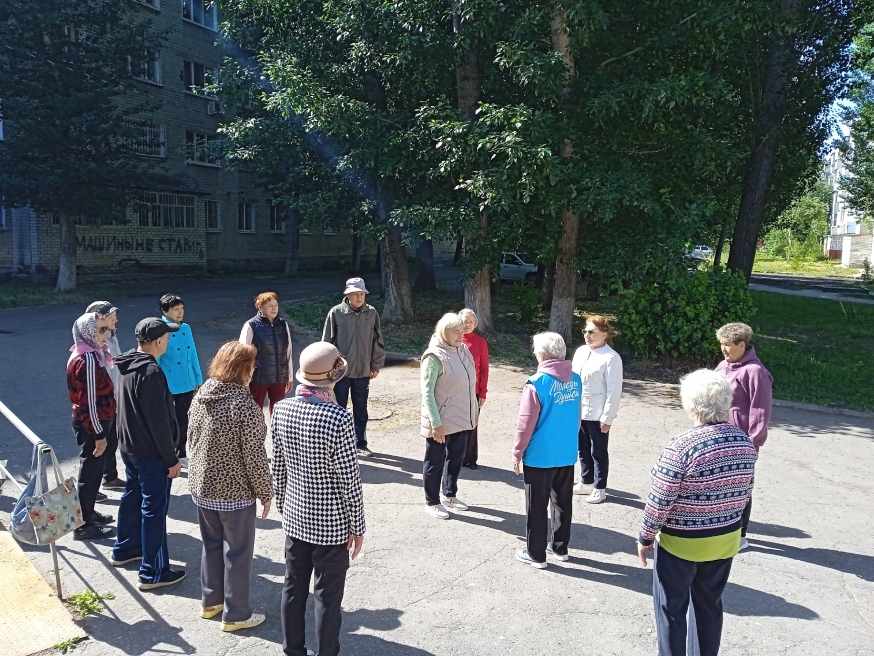 22 июня в Долголетиях на Варейкиса и Гафурова состоялись Цигун занятия в группах инструктора Ахметовой Алии