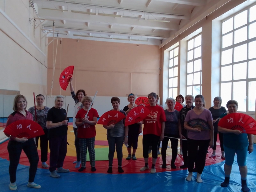 Занятия в группах долголетия