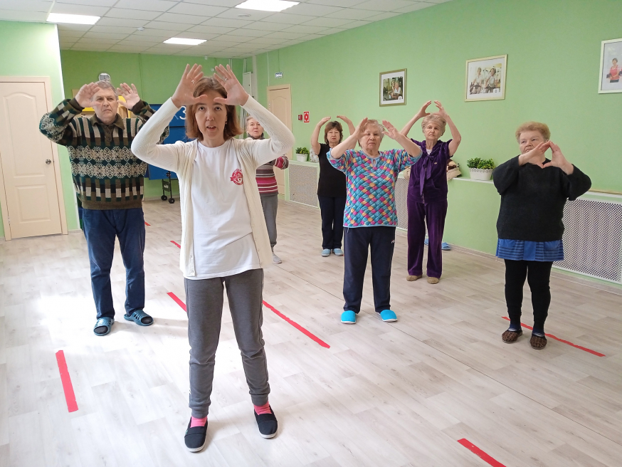 Очередное занятие в Долголетии на Варейкиса