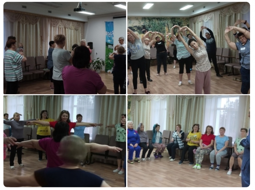 В р.п. Языково состоялись занятия цигун для отдыхающих пансионата &quot;Серебряный рассвет&quot;