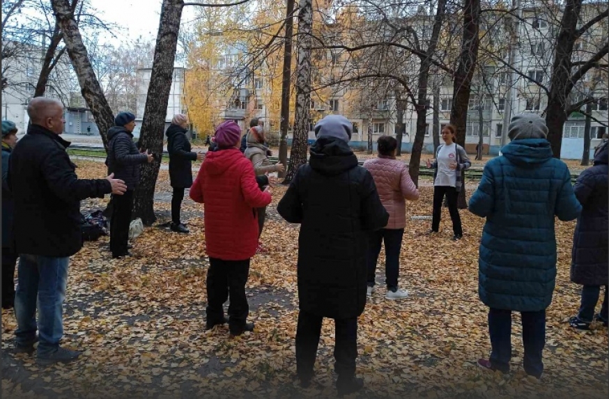 Цигун в Центре активного долголетия